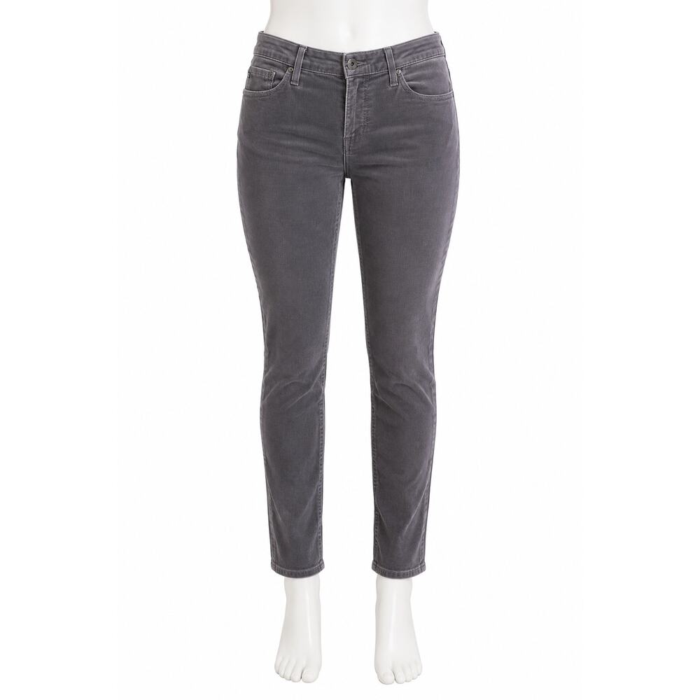 AG Adriano Goldschmied "Stilt" Gray Corduroy Pants • Size 27R